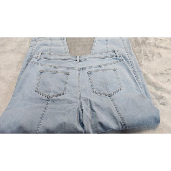 LOGO by Lori Goldstein Women's 18W Blue Barrel Leg Jeans NWOT - Picture 4 of 10